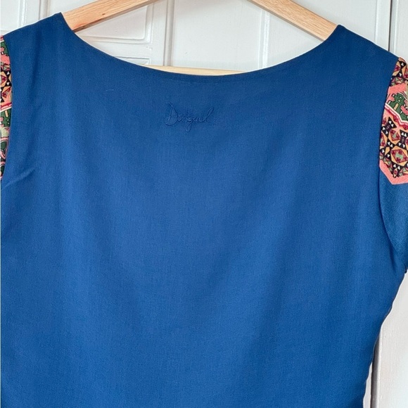 DESIGUAL Women Asymmetric Knee-Length Dress Size UK:38 size medium fully lined - Picture 8 of 17